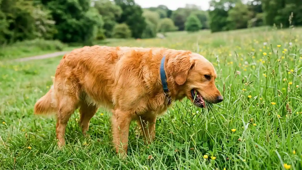 why is my dog eating grass