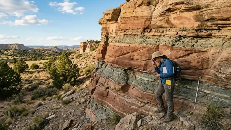 infer geologic history from a new mexico outcrop​
