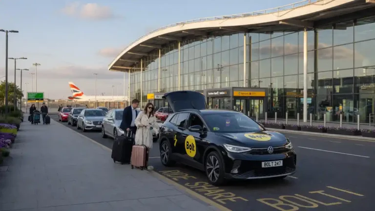 evaluate the transportation company bolt on heathrow airport to london