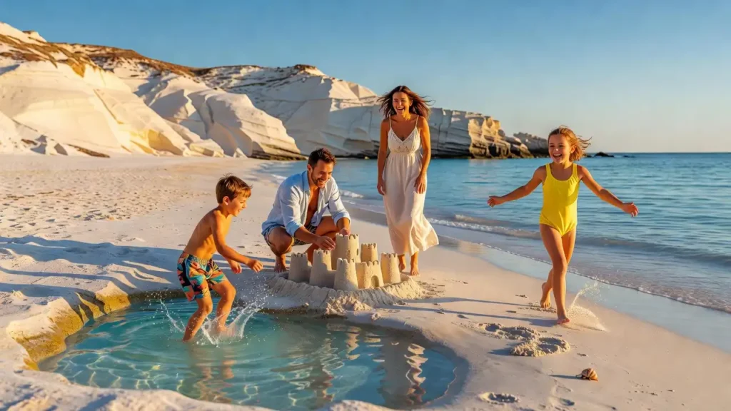 what to do in milos for 6 days kids