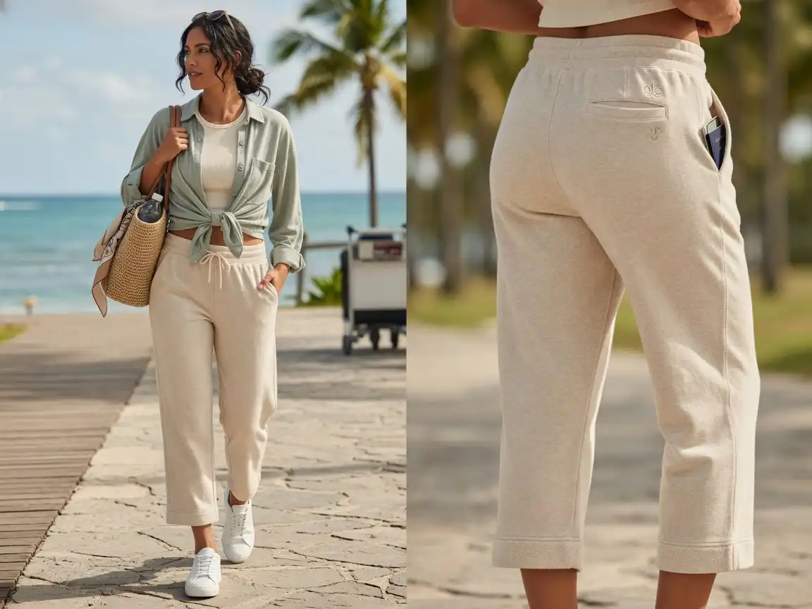 women's ypb on the go travel terry pant