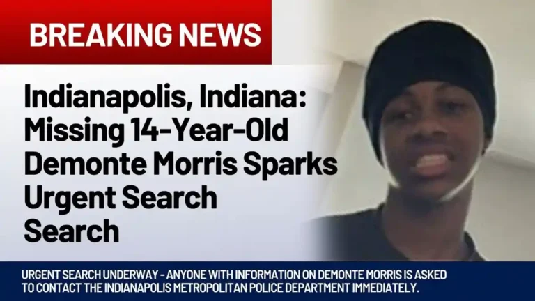 Indianapolis, Indiana: Missing 14-Year-Old Demonte Morris Sparks Urgent Search