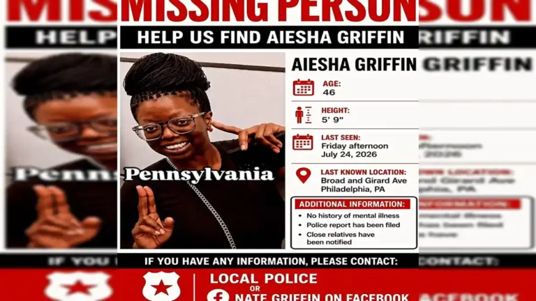 Philadelphia, PA, Aiesha Griffin, 46, Reported Missing